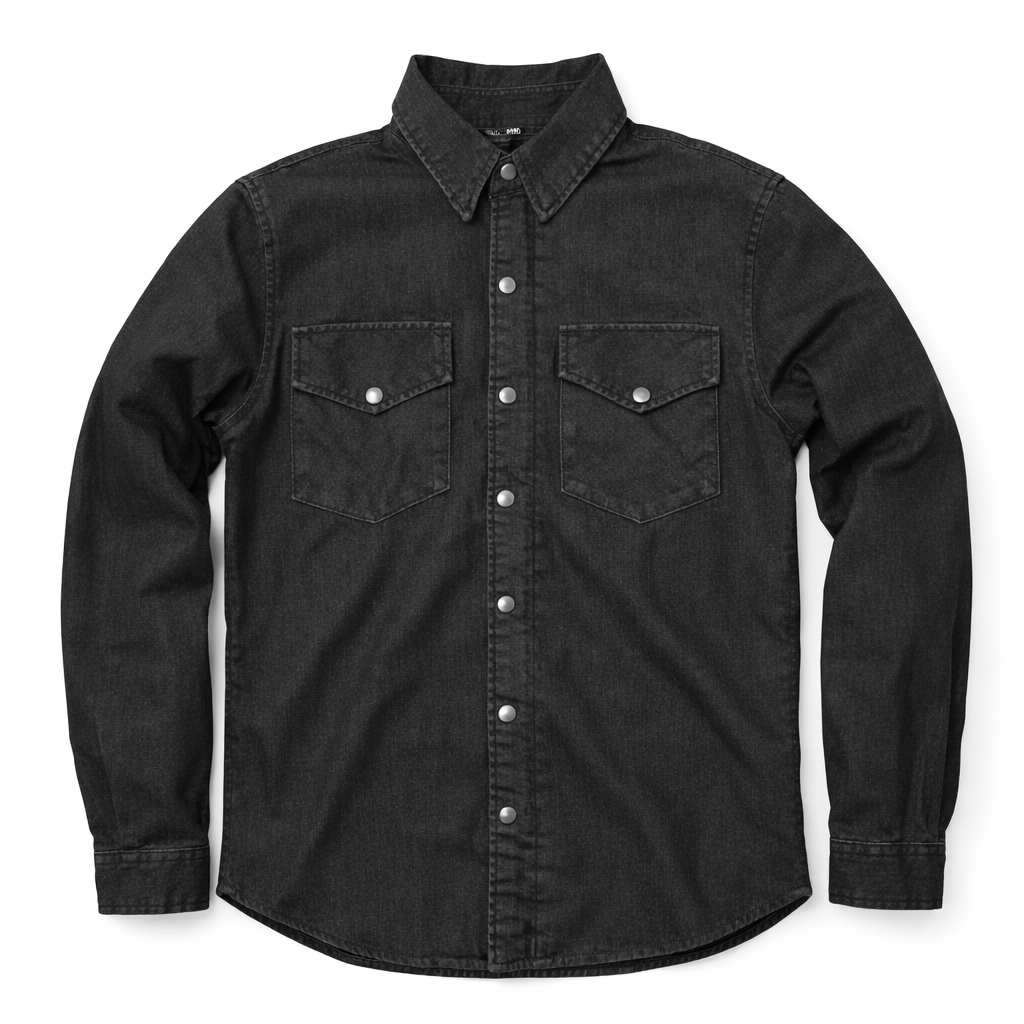Motorbike kevlar shirt - Denim gray