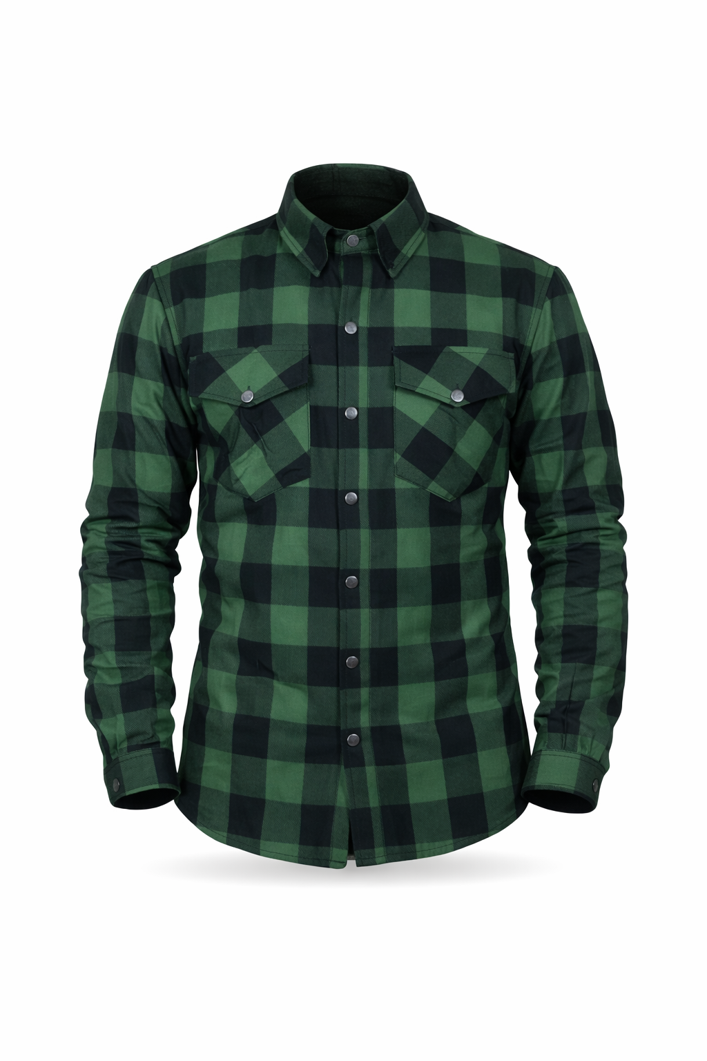 Motorbike kevlar shirt - Black & green