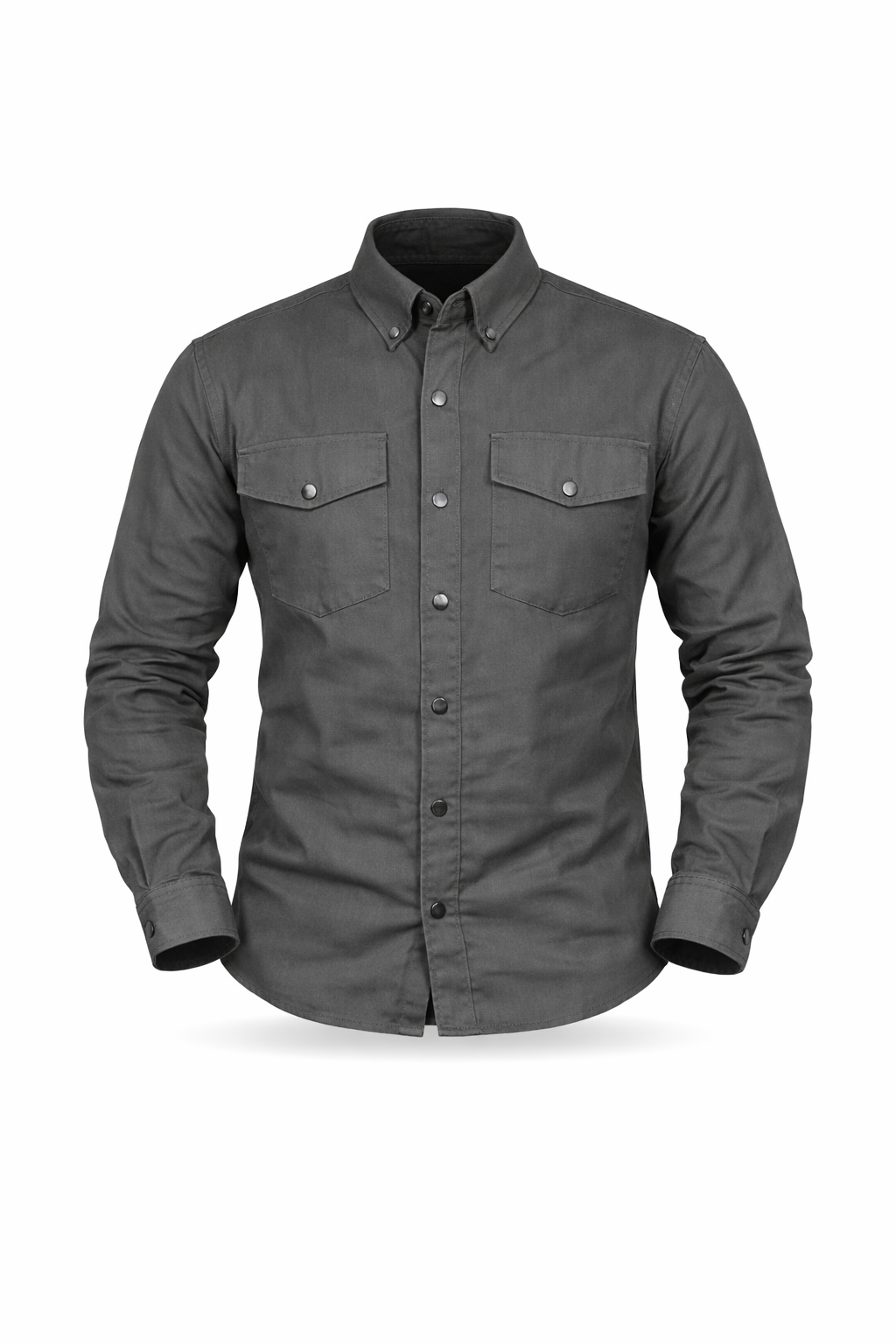 Motorbike kevlar shirt - Plain gray