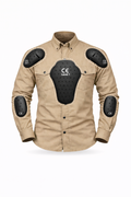 Motorbike kevlar shirt - Khaki