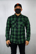 Motorbike kevlar shirt - Black & green