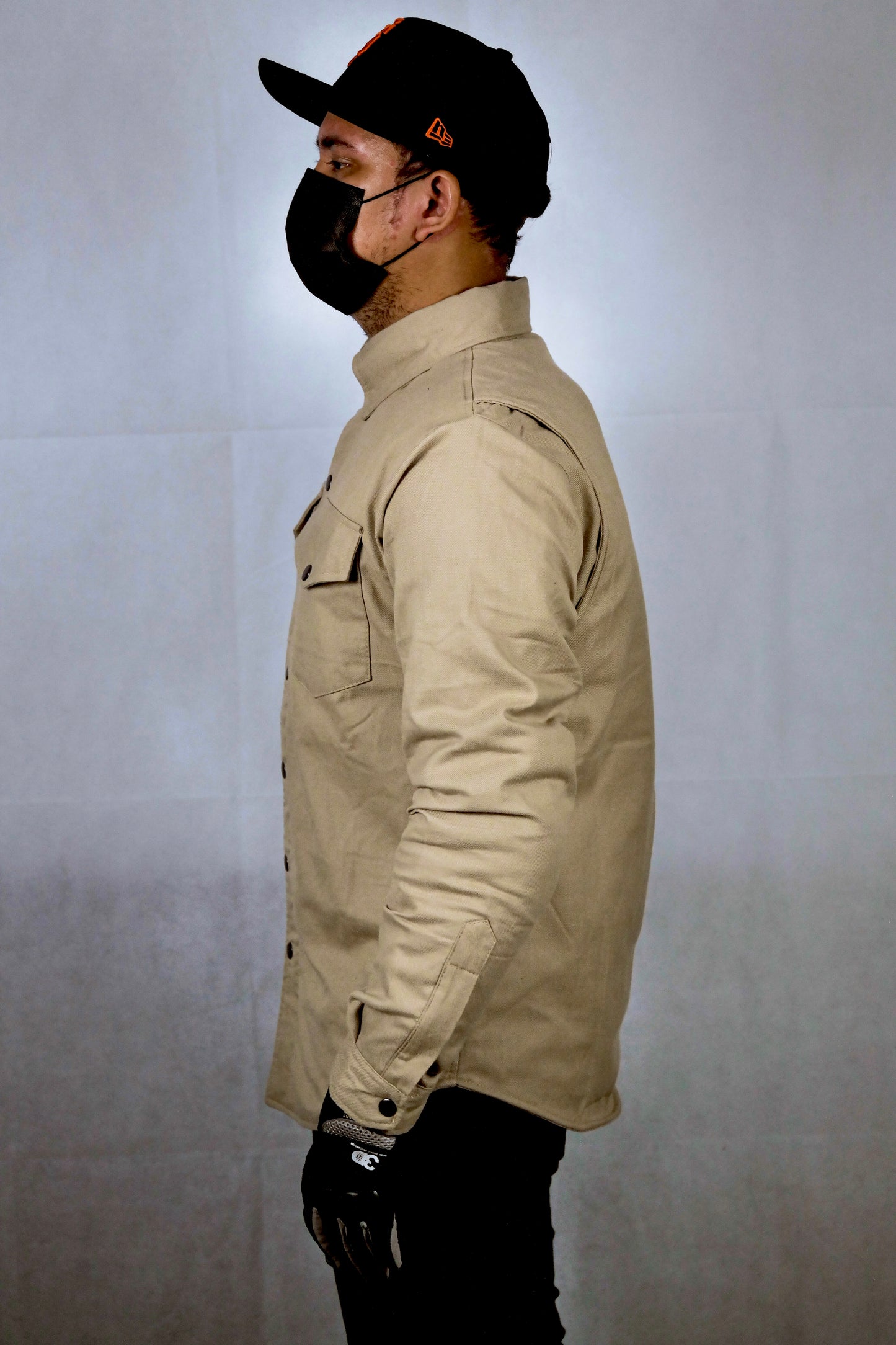 Motorbike kevlar shirt - Khaki